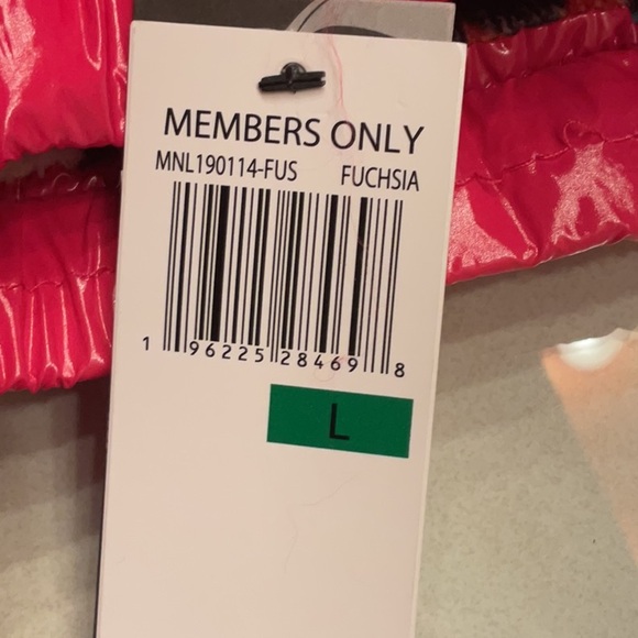 Members Only Nickelodeon Shiny Fuchsia Puffer Jacket NWT    FREE SHIPPING! - Picture 5 of 15